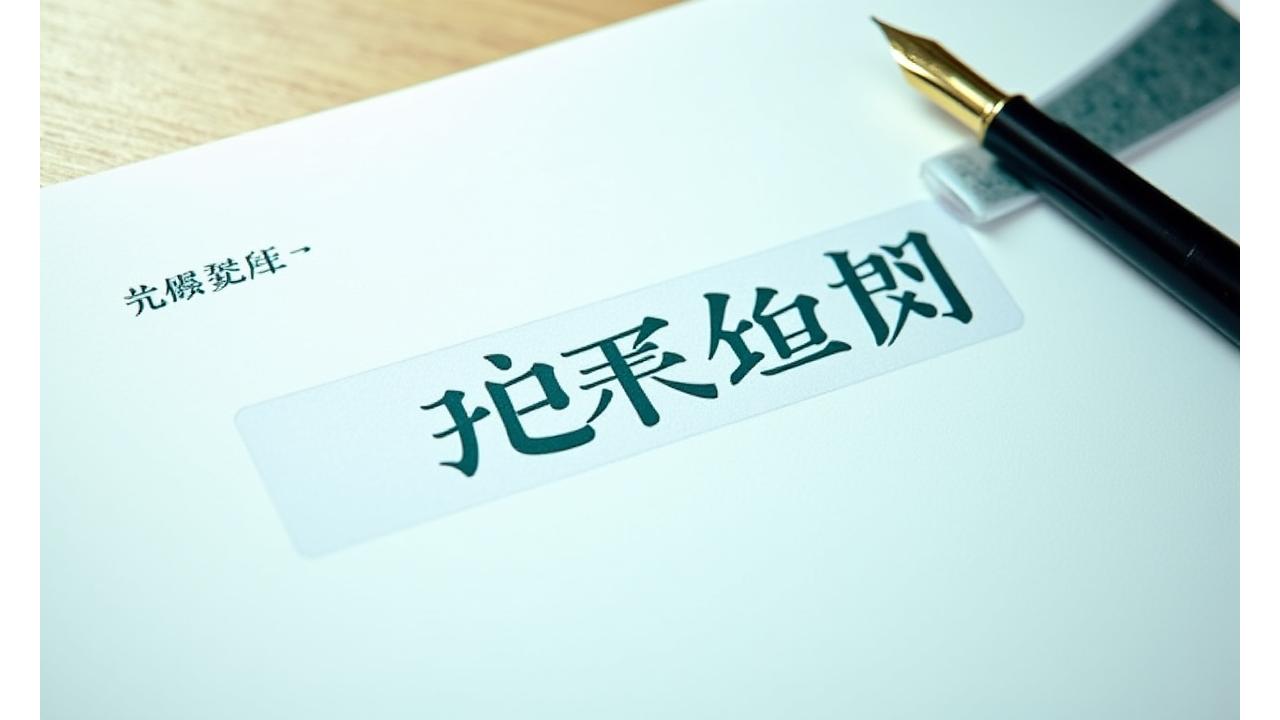 透明性のある利用規約を示す契約書とペン